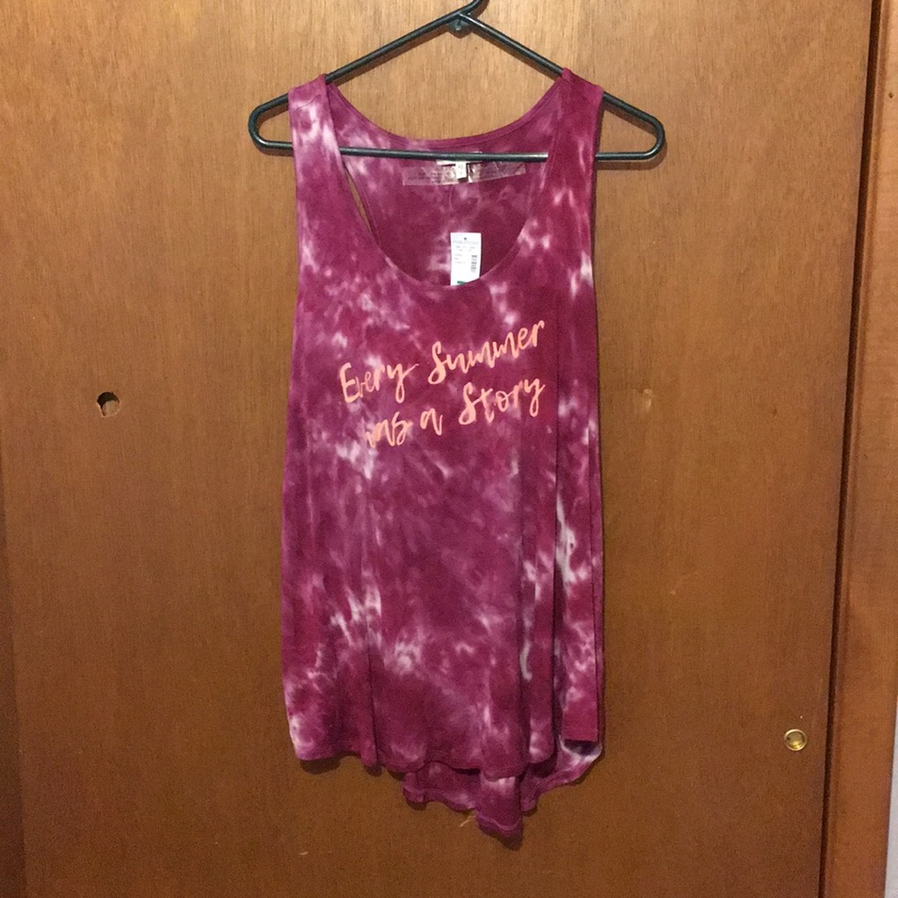 NWT Size 1 Maurice tie dye racer back tank